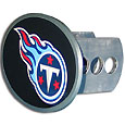 Tennessee Titans Oval Metal Hitch Cover Class II and III